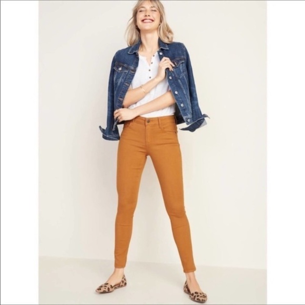 OLD NAVY Women's Rockstar Super Skinny Copper Jeans
